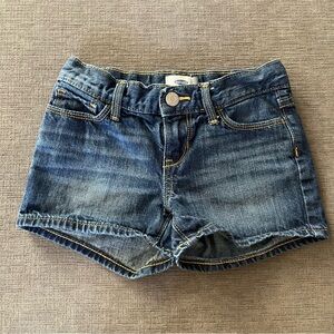 Old Navy Adjustable Waist Denim Shorts Girls Size 6